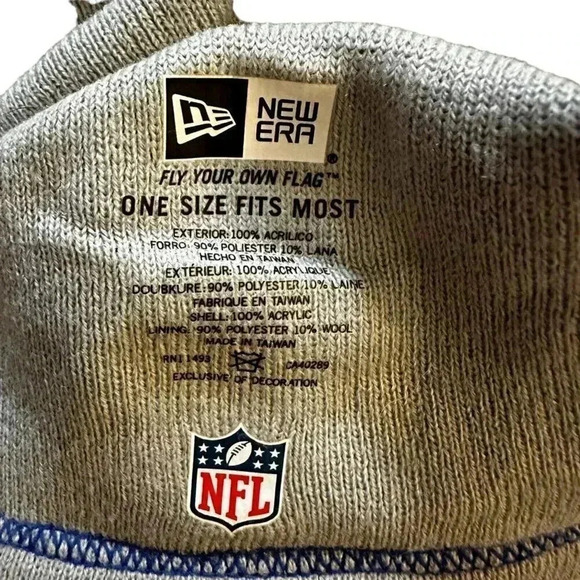 New Era NFL Indianapolis Colts On Field Sideline Tech Knit Beanie One Size - Picture 6 of 6